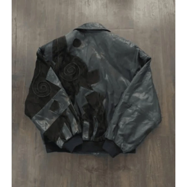 Pelle Pelle MB Crazy Pattern Black Jacket | Leather Jacket