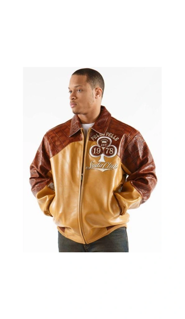 Pelle Pelle High Roller Varsity Leather Jacket | Men Jacket