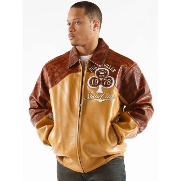 Pelle Pelle High Roller Varsity Leather Jacket | Men Jacket