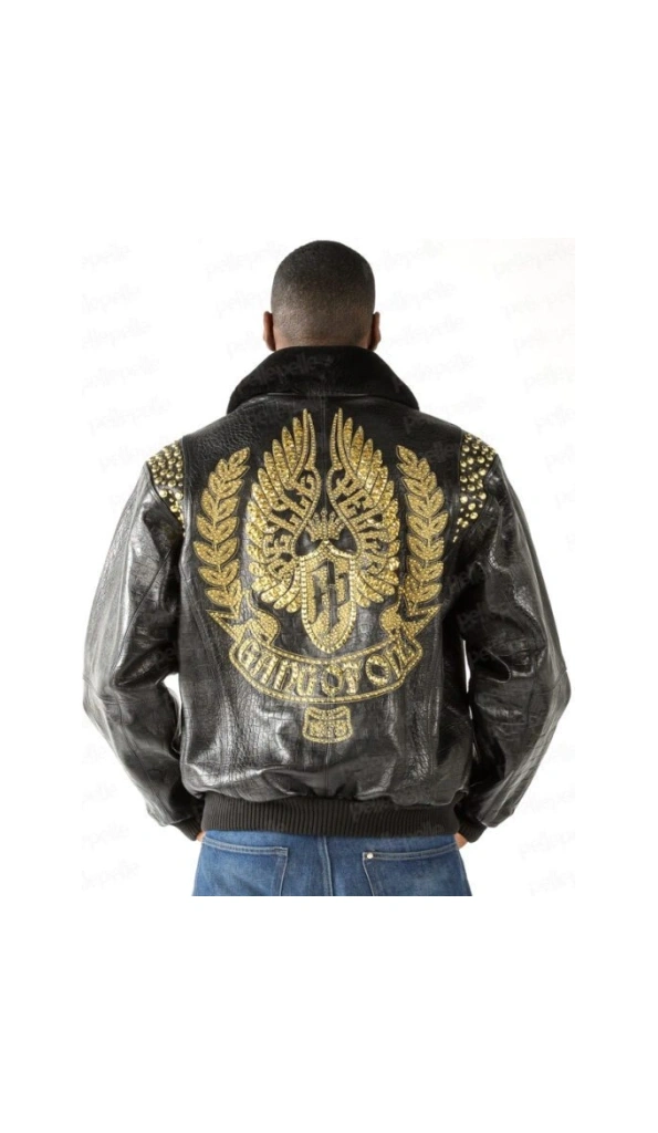 Pelle Pelle Men Gang Of One Black Jacket | Leather Jacket