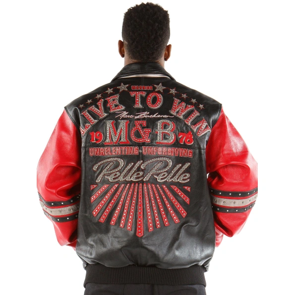 Pelle Pelle Men Live To Win Leather Jacket | 90s Jacket view 1