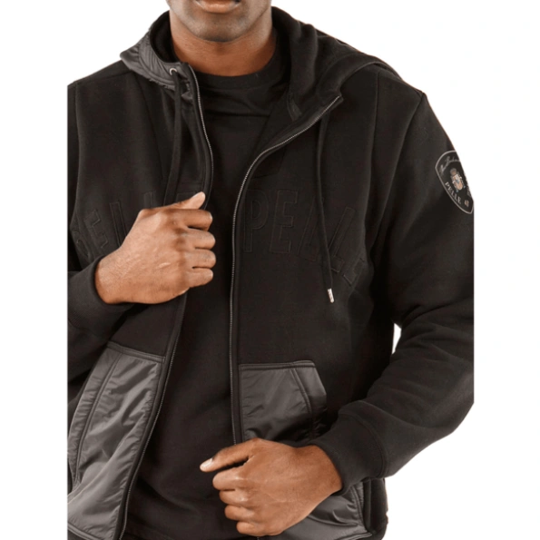 Pelle Pelle MB Wool And Nylon Black Tracksuit view 4