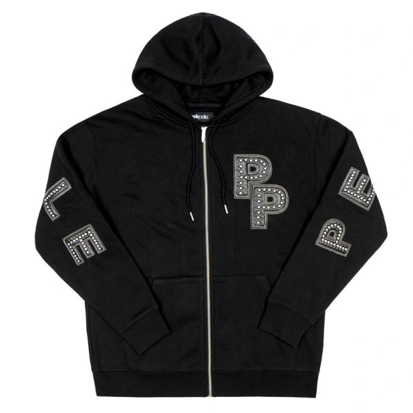 Pelle Pelle Black Wool Hood Jacket view 1