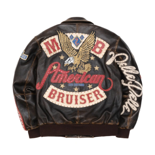 Pelle Pelle Black Rub Buff Leather Jacket | American Bruiser