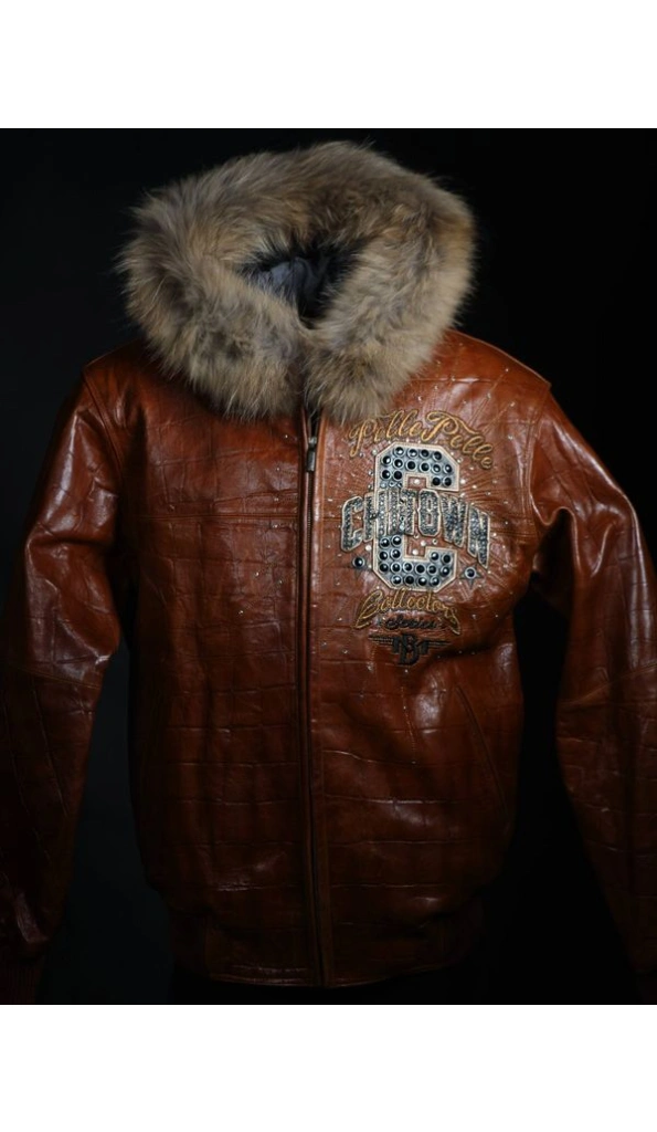Pelle Pelle Brown World Renown ChiTown Jacket | Fur Hood