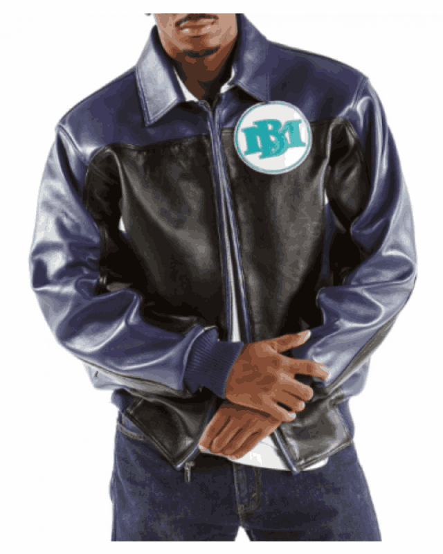 Pelle Pelle Men Purple Bomber Leather Jacket