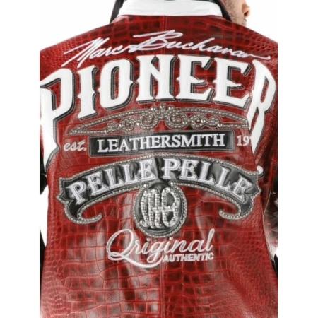 Pelle Pelle Red Pioneer MB Leather Jacket | Men Jacket view 3