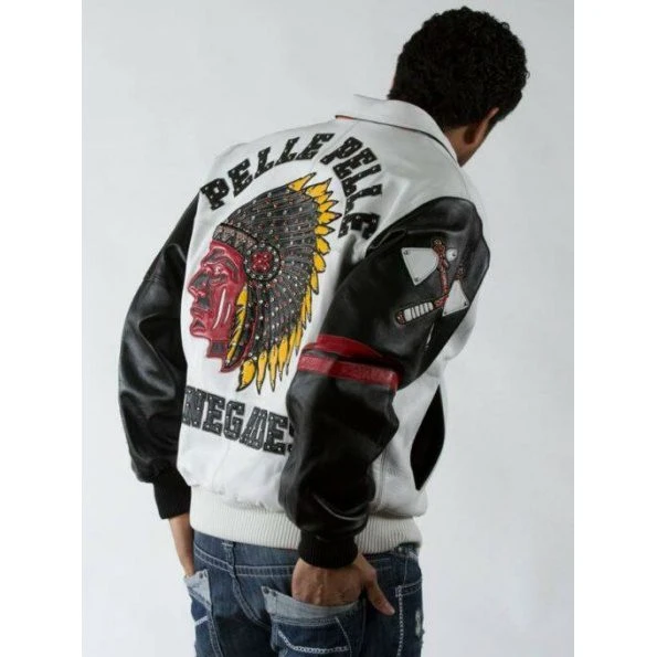 Pelle Pelle Men Renegades White Jacket | Chief Keef Jacket