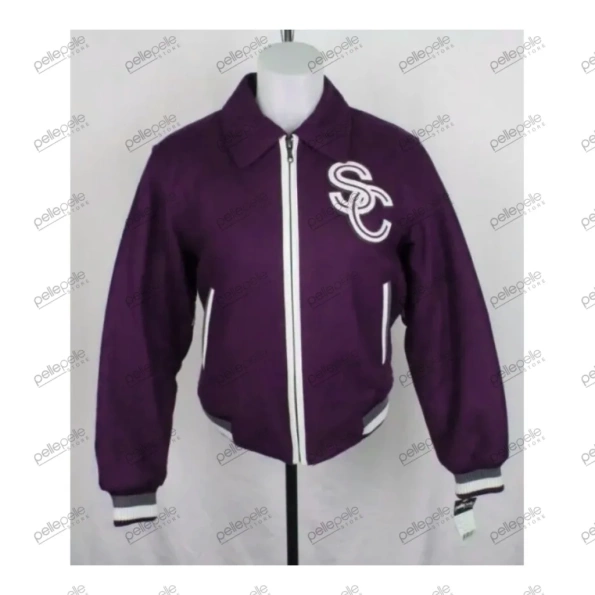 Pelle Pelle Purple Soda Club Wool Jacket | MB Jacket view 1