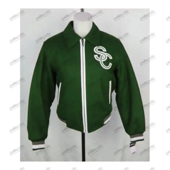 Pelle Pelle Green Soda Club Wool Jacket | MB Jacket