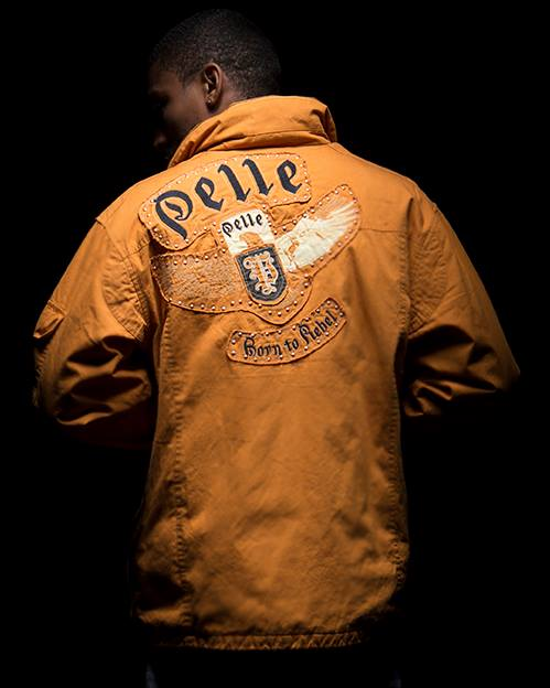 Pelle Pelle Mustard Born To Rebel Men Jacket