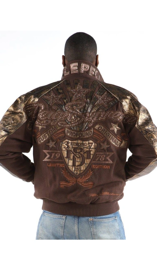 Pelle Pelle Men Dark Brown MB Wool Jacket | Limited Edition