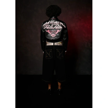 Pelle Pelle Greatest Of All Time Womens Crop Jacket view 3