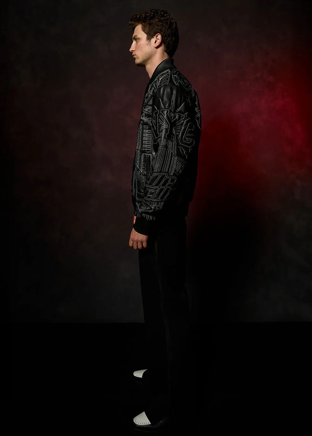 Pelle Pelle NYC Boro Quilted Black Jacket view 4