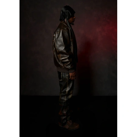 Two Tone Pelle Pelle Brown Jacket view 5