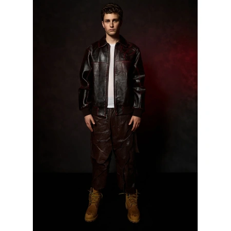 Two Tone Pelle Pelle Jacket view 2
