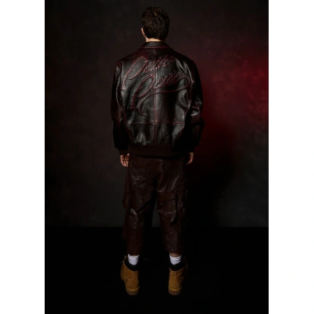 Two Tone Pelle Pelle Jacket view 3