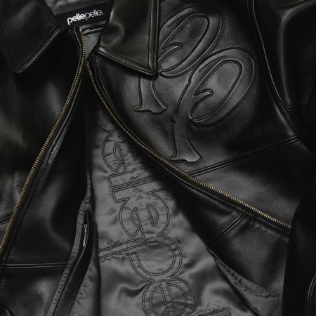 Two Tone Pelle Pelle Black Jacket view 4