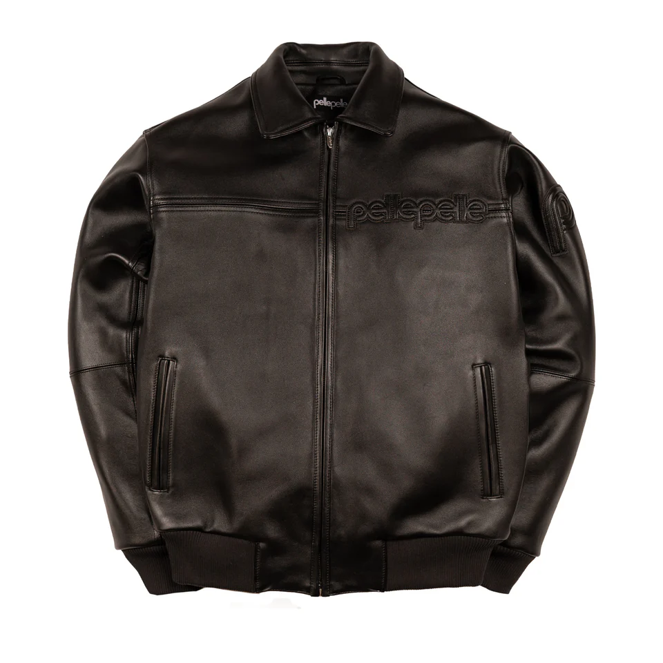 Corded Pelle Pelle Black Jacket view 1