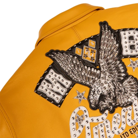Pelle Pelle American Bruiser Womens Cropped Jacket view 6