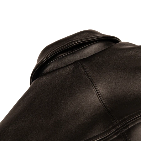 Corded Pelle Pelle Black Jacket view 4