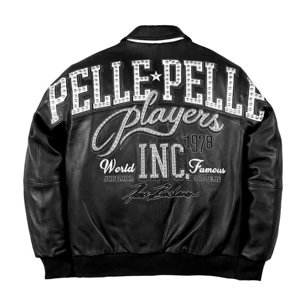 Pelle Pelle Players Inc Black Leather Jacket view 2