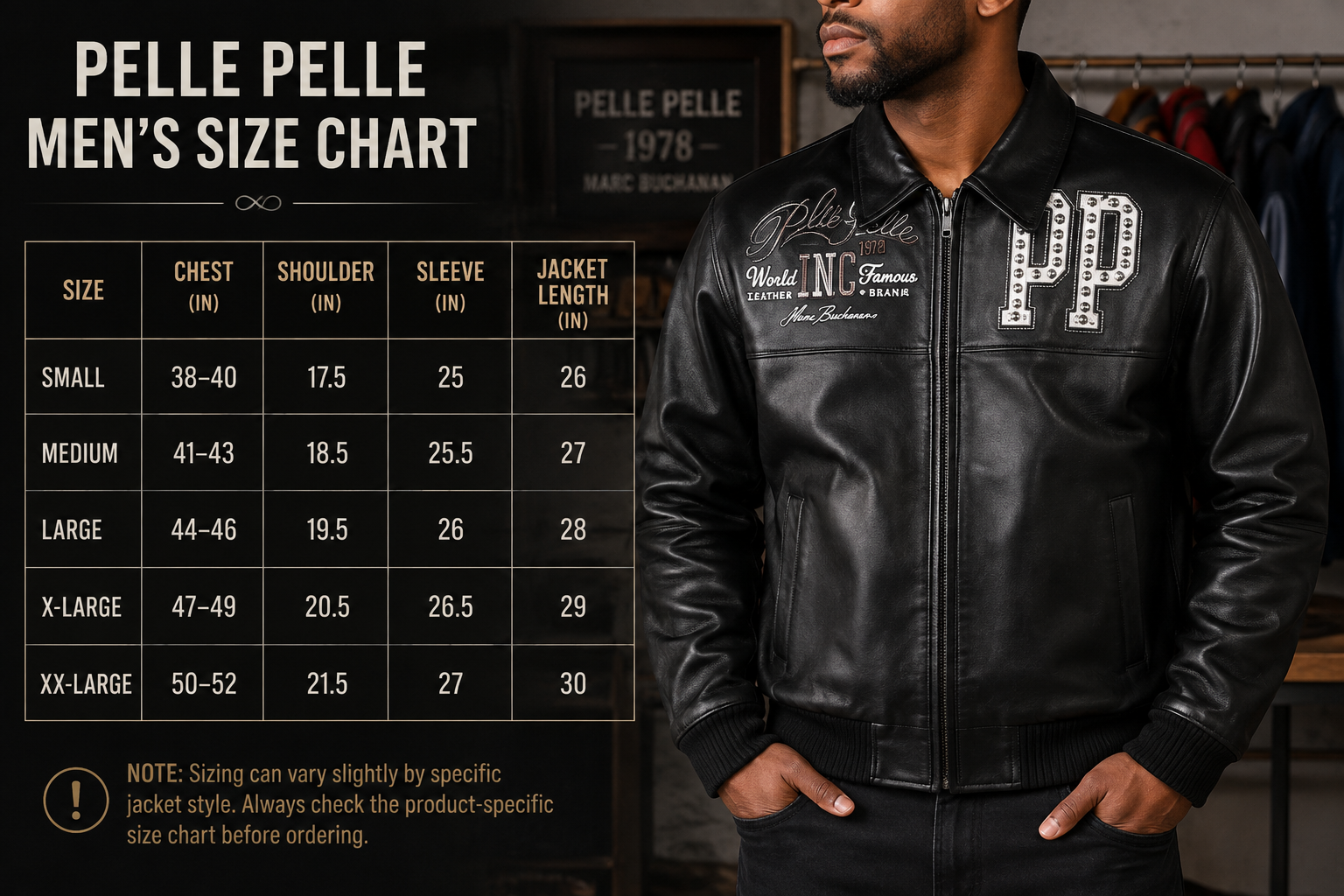 Pelle Pelle Men's Collection Guide 21 Pelle Pelle Jacket