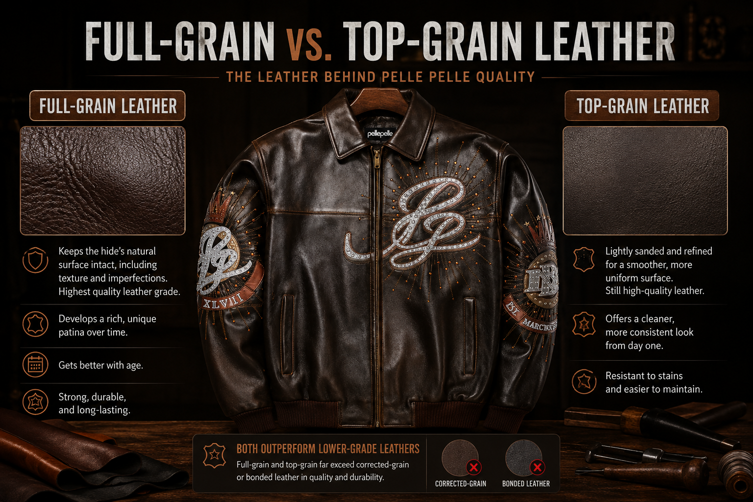 What Type of Leather Does Pelle Pelle Use? Complete Step-by-Step Guide 16 Pelle Pelle Jacket
