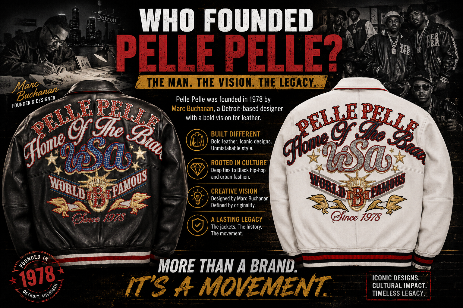 Who Founded Pelle Pelle? Complete Guide 8 Pelle Pelle Jacket